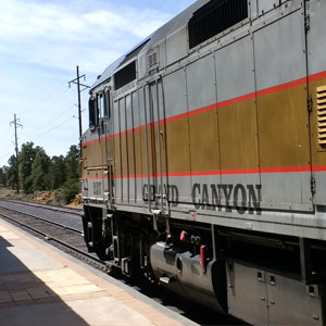 Grand Canyon Railway tour on Grand Canyon Railroad